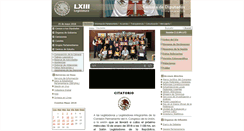 Desktop Screenshot of desarrollo.diputados.gob.mx